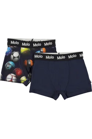 Molo Justin 2-Pack Blue Footballs - Maat: 98-104