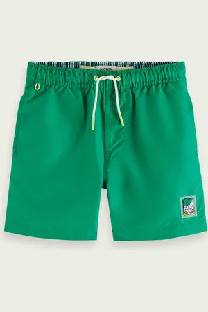 Scotch&Soda Magische Zwembroek Bright Green - Maat: 158-164