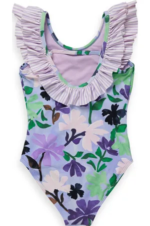 Scotch&Soda Flower Ruffle Badpak - Maat: 110-116