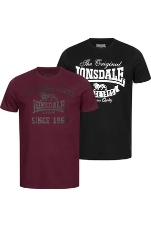 Lonsdale London Torbay T-shirt Met Korte Mouwen 2 Eenheden Veelkleurig 3XL Man