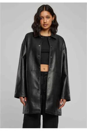 Urban classics Faux Leather Jas - M