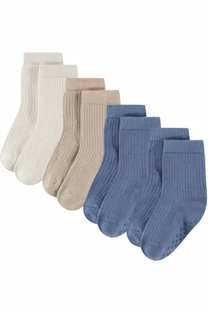 Bamboo Basics Comfortabel & Zijdezacht Sidney - Bamboe Baby Sokken (Multipack 4 stuks) - - 0-6 Maanden
