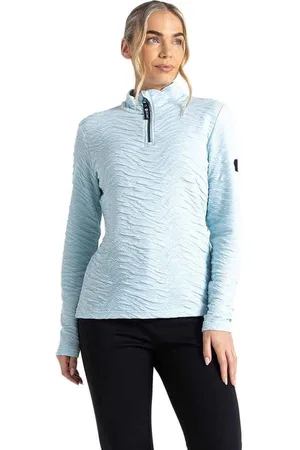 Dare 2B Dare2b Glamourize Fleece Met Halve Rits Blauw 14 Vrouw