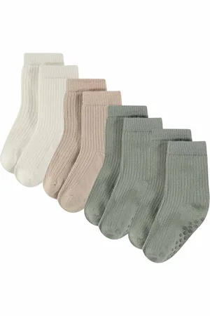 Bamboo Basics Comfortabel & Zijdezacht Sidney - Bamboe Baby Sokken (Multipack 4 stuks) - - 6-12 Maanden