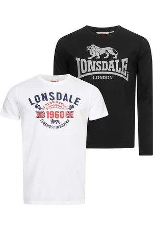 Lonsdale London Fintona T-shirt Met Korte Mouwen Wit 2XL Man
