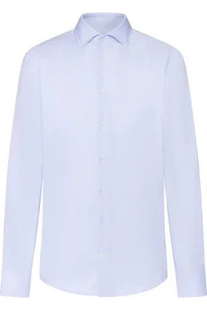 Hackett Sr Oxford Shirt Met Lange Mouwen Blauw M-L Man