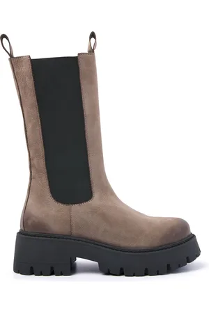 Lazamani Dames Chelsea Boots 67.053 | | Nubuck | Maat 39 | LA67053taupe