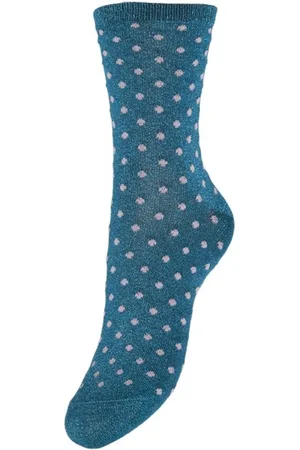 Pieces® Dames sokken 1-pack - Dots - Vrolijke en leuke dames sokken met stippel print - DSS17094859