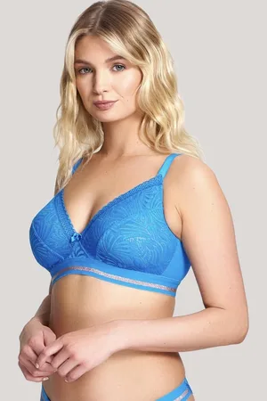 Cleo By Panache Lyzy Vibe Triangle Azure Beha Zonder Beugel UK:FF65 EU: H65