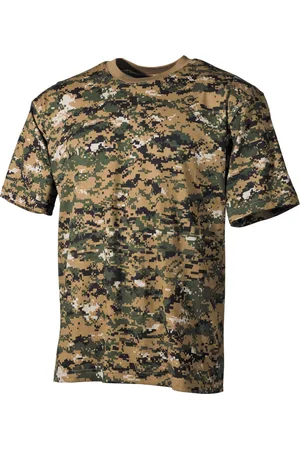 MFH US T-Shirt - korte mouw - Woodland digital - 170 g/m?? - MAAT XXL