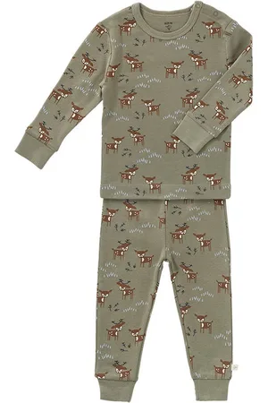 Fresk 2-Delige pyjama Deer Olive size 4 years