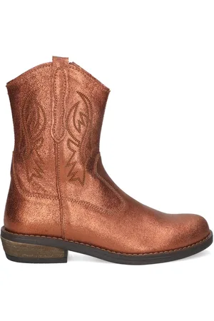 Braqeez 423730-937 Meisjes Cowboy Boots - - Leer - Veters