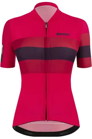 Santini Ecosleek Bengal Korte Mouw Wielertrui Roze S Vrouw