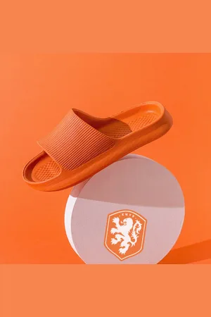Merkloos Slippers - Nederlands Elftal EK 2024 - EK Voetbal 2024 Merchandise - Dames/Heren - Zomer - Strand - Maat 38/39
