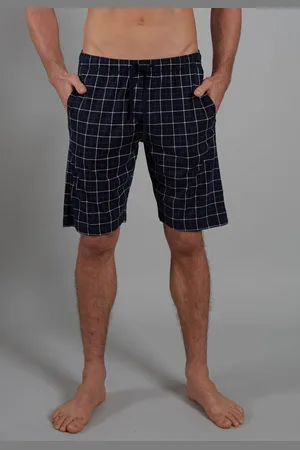 Ceceba Heren pyjama- of loungebroek - donkerblauw dessin