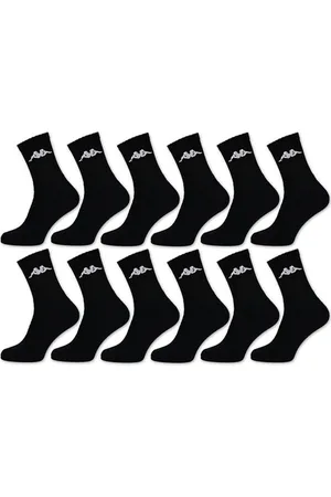 Kappa Trisper Tennis Sock 3 pack - Zwarte Sok - 43 - 46