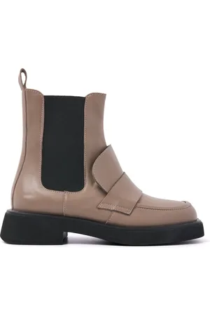 Lazamani Dames Chelsea Boots 68.048 | | Leer | Maat 38 | LA68048taupe