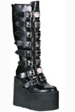 Demonia Cult - SWING-815 Plateau Laarzen - US 10 - 40 Shoes