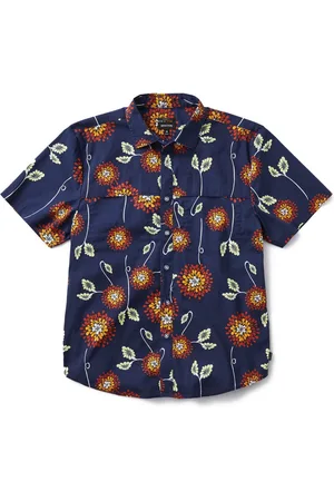 Brixton CHARTER X S/S WVN Heren T-shirt - Maat S