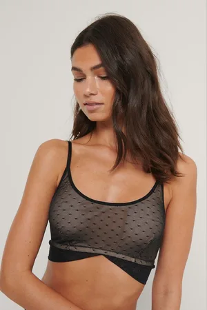 NA-KD Dames top - Mesh top - S