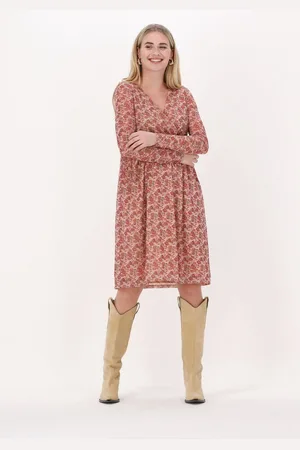 NA-KD Recycled Wrap Mesh Dress Jurken Dames - Rok - Jurk - Roze - Maat 34