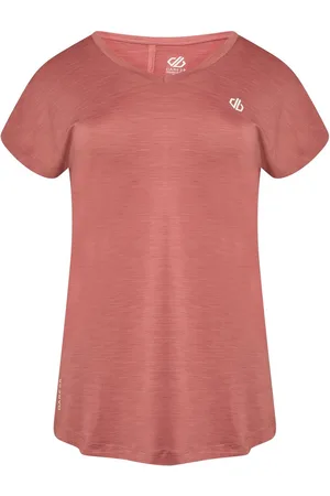 Dare 2B Vigilant Lichtgewicht Sneldrogend Q-Wic Dames Fitness-T-Shirt, Mesa Rose, Maat 40