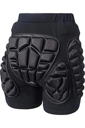 Merkloos Beschermende Shorts, Beschermende Gecapitonneerde Shorts Hip Luier Kneepad Impact Pad Ski Protector Gecapitonneerde Voetbal Kort voor Outdoor Sport Extreme Sport Bescherming