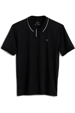Brixton PROPER S/S POLO KNIT Heren T-shirt - Maat S