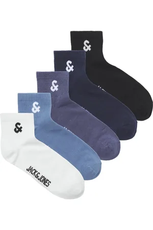 JACK & JONES Heren Quartersokken JACMILO 5-Pack - One Size