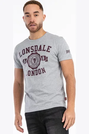Lonsdale London Murrister T-shirt Met Korte Mouwen Grijs XL Man