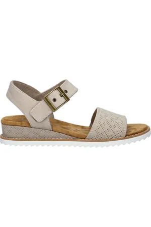 Bobs By Skechers Dessert Kiss dames sandaal - Taupe - Maat 41