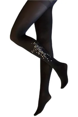 Pretty Polly Panty - 40 Den. - Embellished Detail - One Size - 36/42