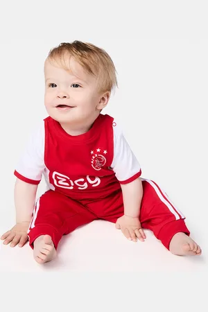 Ajax Baby t-shirt wit rood wit Ziggo