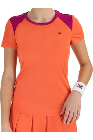 Fila T-shirt Josephine Dames Sportshirt Tennisshirt - Maat L