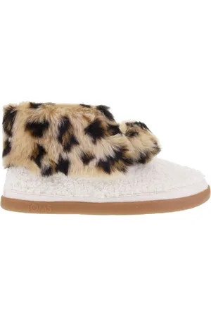 TOMS 10016795 Celeste Faux Shearling Leopard Q4-21