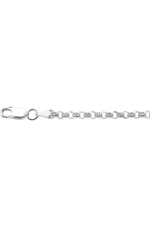 GLAMS Armband Jasseron 3,5 mm - Zilver