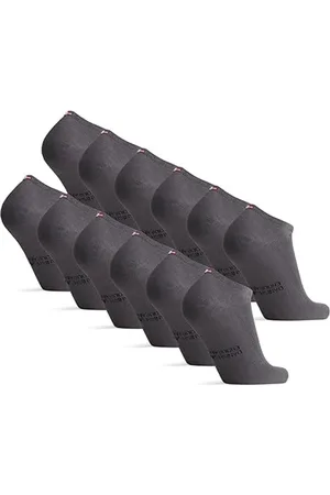 Merkloos DANISH ENDURANCE Enkelsokken van Bamboe Viscose, Sneakersokken, Zacht & Ademend, voor Dames & Heren, 6-paar