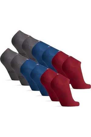 Merkloos DANISH ENDURANCE Enkelsokken van Bamboe Viscose, Sneakersokken, Zacht & Ademend, voor Dames & Heren, 6-paar