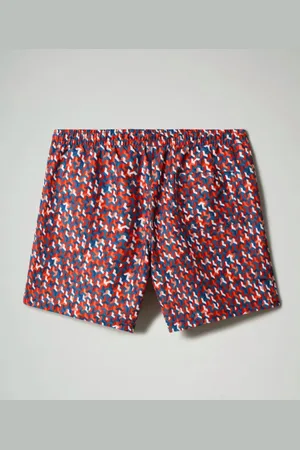Napapijri Vail Heren Zwembroek Geometric Blue/Red