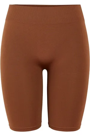 Pieces® Korte legging dames - Biker Short - London - Broekje voor onder jurk - Microfiber boxershort lange pijpjes - Tegen schurende benen - XS