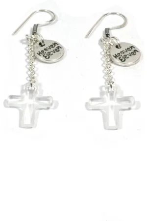 Heaven Eleven Oorbel - swarovski elements kruisje