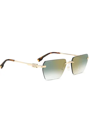 Dsquared2 D2 0102/S Ovaal Metaal Met spiegelglazen Heren Zonnebril