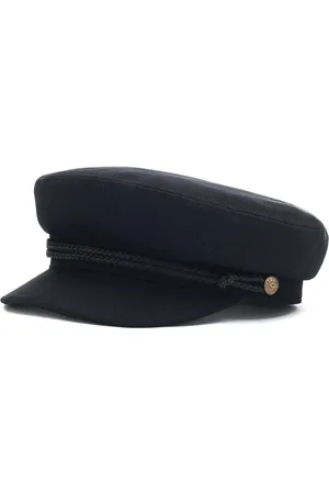 Brixton Cap Fiddler Black Herringbone-XL