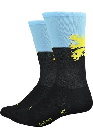 Defeet Aireator High Top Fietssok Lions Roar