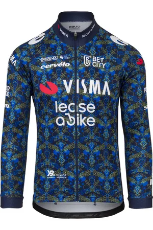 AGU Replica Tour de France Fietsshirt Lange Mouwen Team Visma | Lease a Bike - Unisex - L