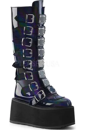 Demonia Cult - DAMNED-318 Plateau Laarzen - US 10 - 40 Shoes
