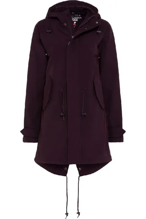 BMS Hafencity Coat Softshell Pro Pflaume-56