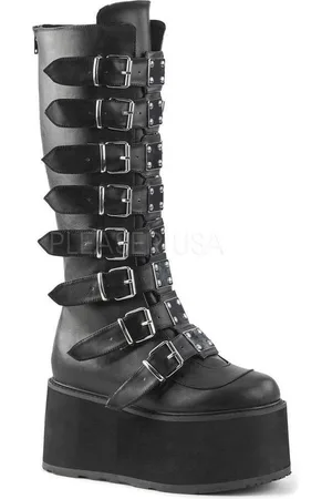 Demonia Cult Plateau Laarzen -40 Shoes- DAMNED-318 US 10