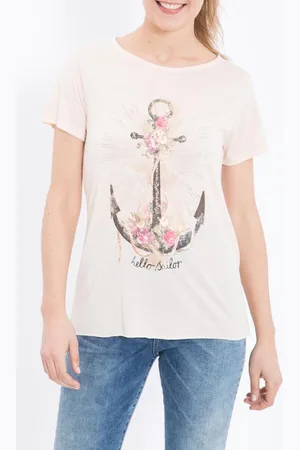 Queen Kerosin King Kerosin Female Shirt Anchor White-M