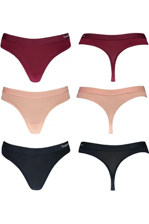Apollo 3-pack dames string bamboe - Duurzame strings - Elastische band - XL